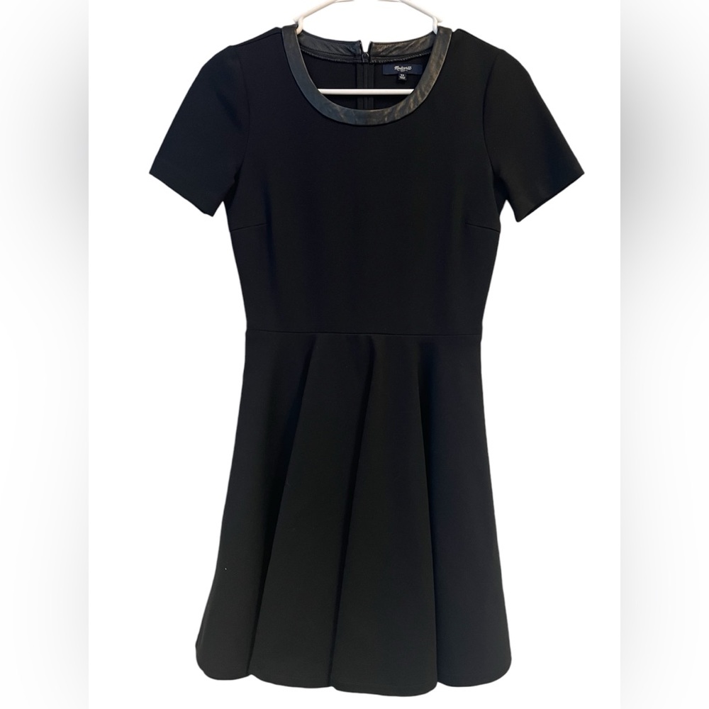 Madewell Fit and Flare Dress Black Size XS